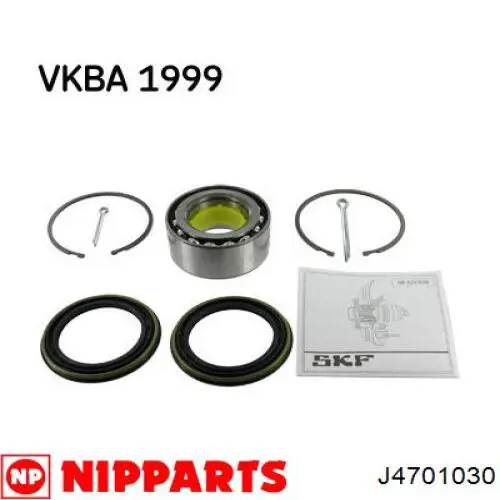 Комплект подшипника ступицы колеса Nipparts J4701030 цена, от 23.22 USD