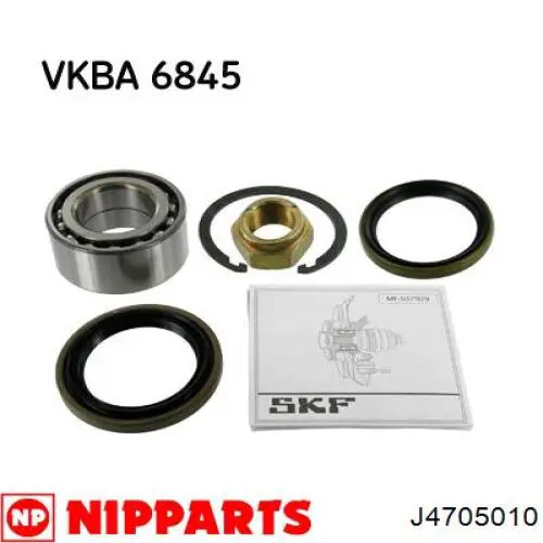 Комплект подшипника ступицы колеса Nipparts J4705010 цена, от 14.23 USD
