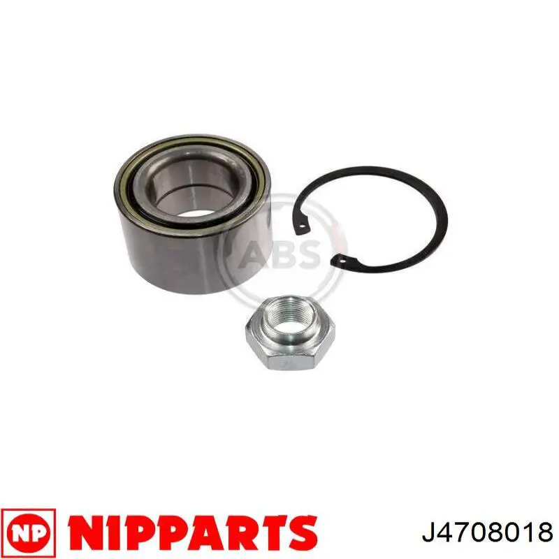 Комплект подшипника ступицы колеса Nipparts J4708018 цена, от 20.51 USD