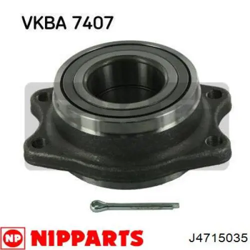 Задняя ступица J4715035 Nipparts