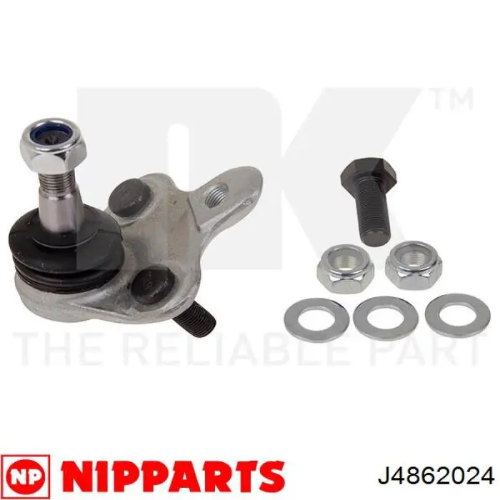 Шаровая опора, нижняя Nipparts J4862024 цена, от 13.80 USD