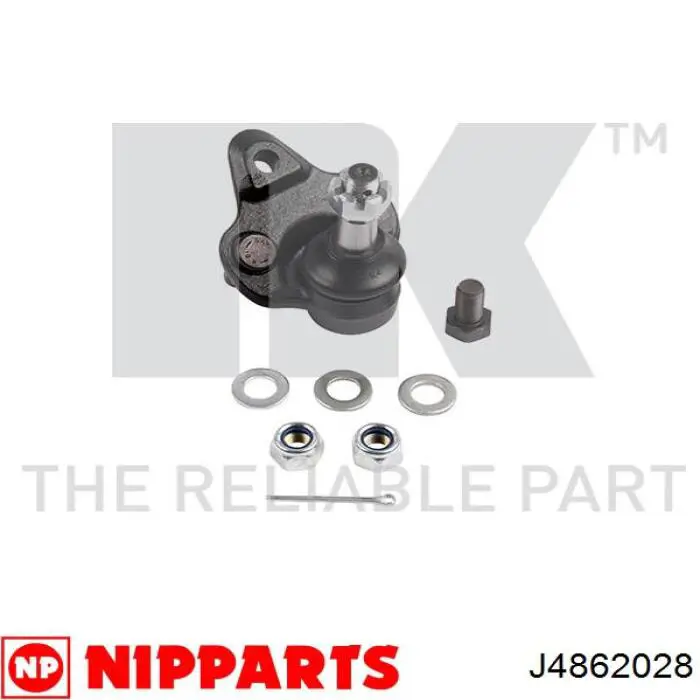Шаровая опора, нижняя Nipparts J4862028 цена, от 10.86 USD
