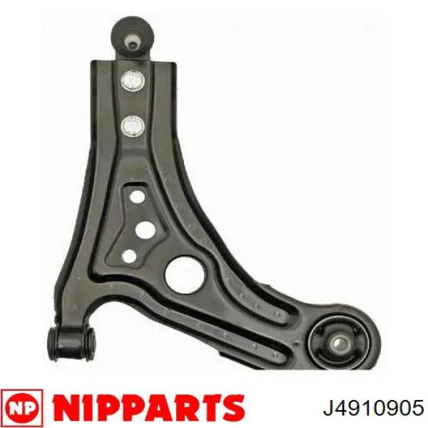 J4910905 Nipparts Рычаг передней подвески нижний, правый