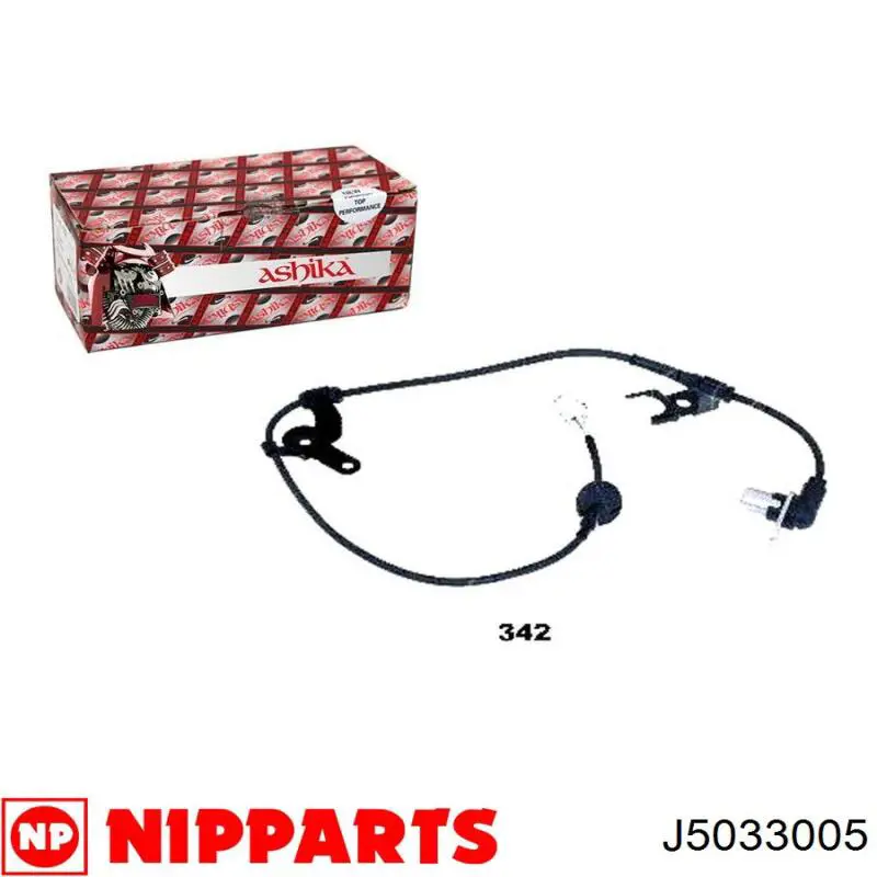 Sensor ABS trasero derecho J5033005 Nipparts