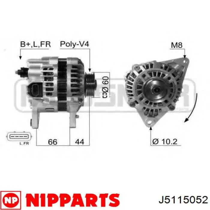 Автомобильный генератор Q-fix Q2160002 цена, от 98.45 USD
