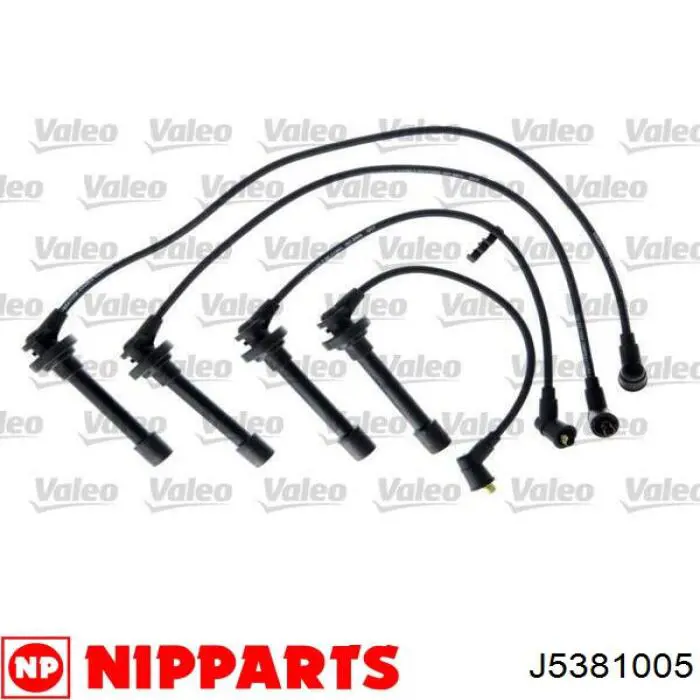 Juego de cables de encendido J5381005 Nipparts