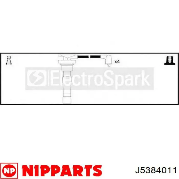 Высоковольтные провода J5384011 Nipparts