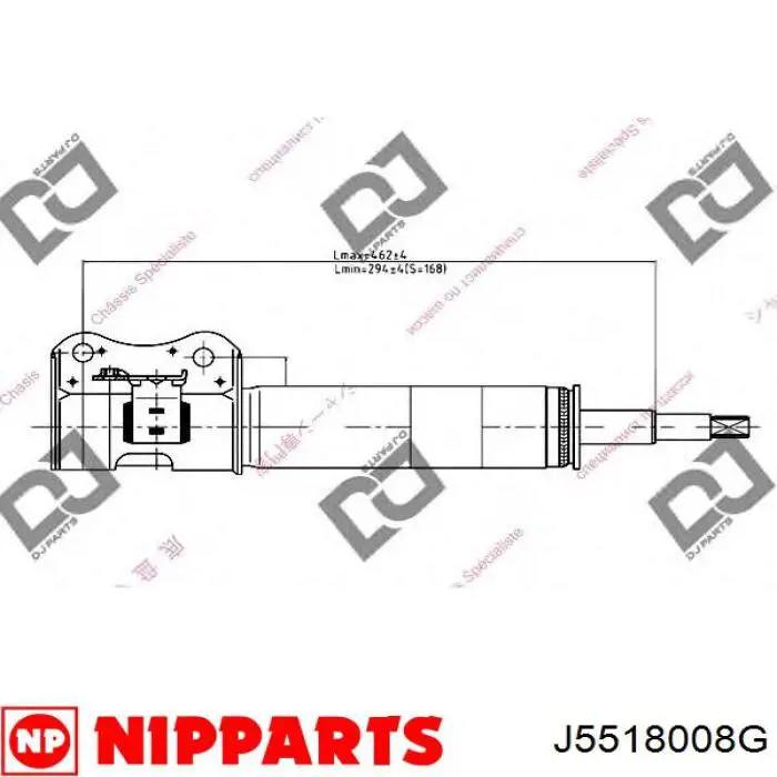 Амортизатор передней подвески левой Kamoka 2000311 цена, от 57.38 USD