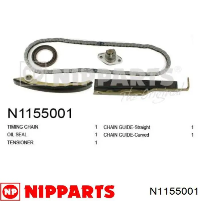 Cadena de distribución N1155001 Nipparts