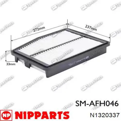 Купить N1320337 Nipparts Автомобильный фильтр воздуха