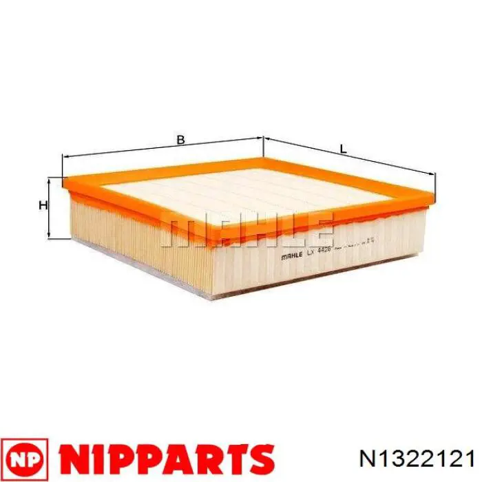 Filtro de aire N1322121 Nipparts