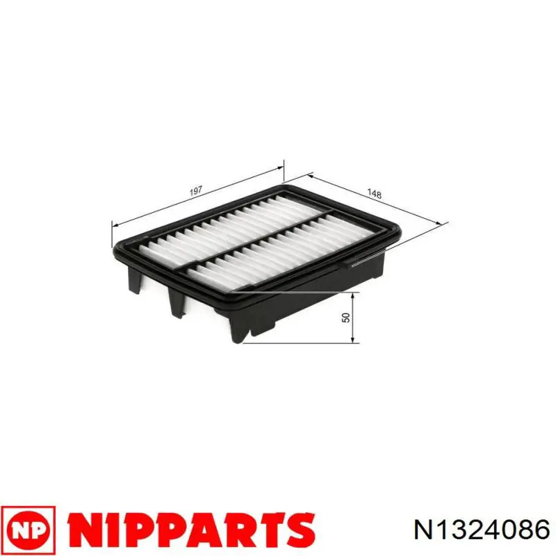 N1324086 Nipparts filtro de ar