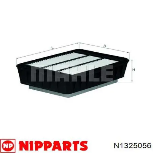 Элемент воздушного фильтра Nipparts N1325056 цена, от 7.61 USD