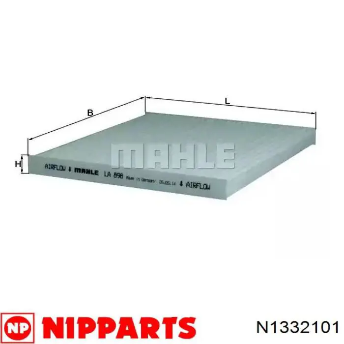 Топливный фильтр N1332101 Nipparts