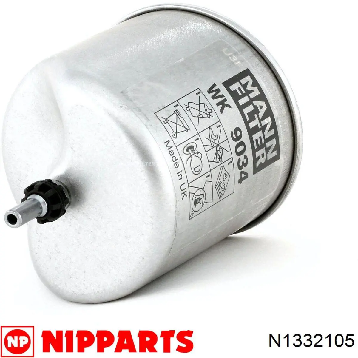 Фильтр тонкой очистки топлива Nipparts N1332105 цена, от 25.30 USD