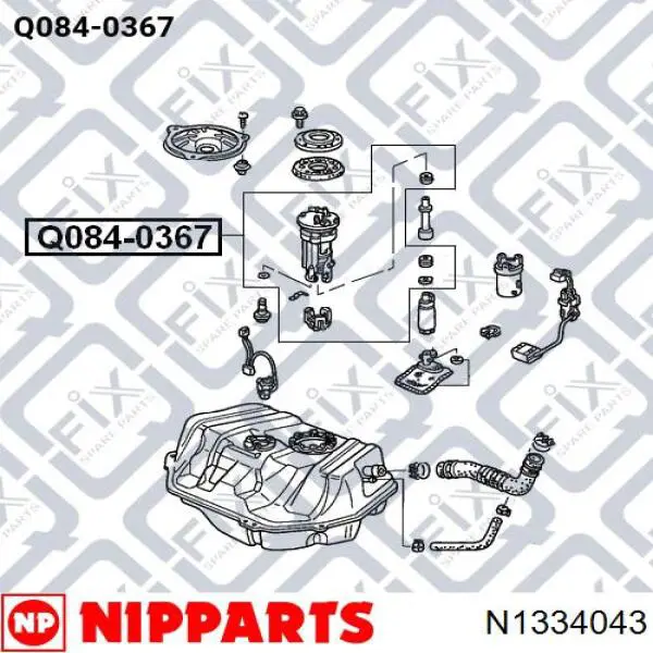 Топливный фильтр N1334043 Nipparts