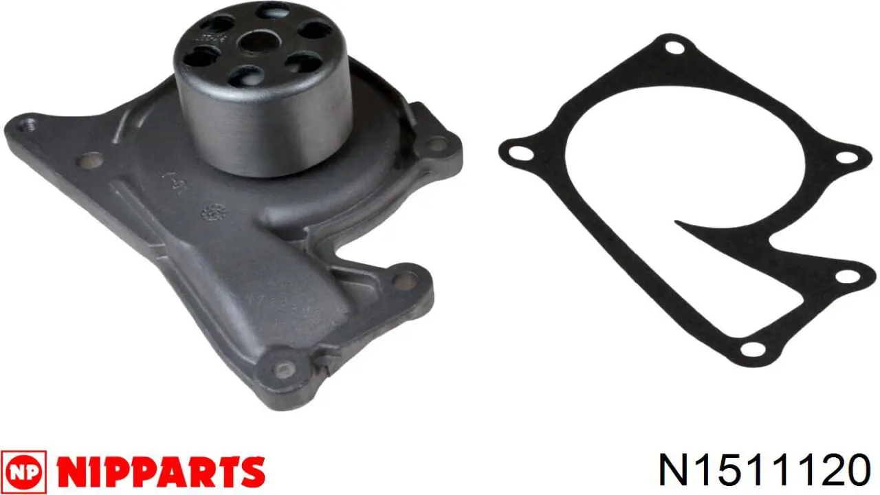 Помпа охлаждения Nipparts N1511120 цена, от 43.76 USD