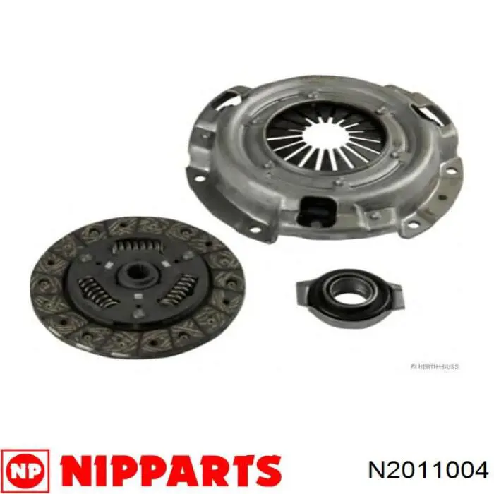 Купить N2011004 Nipparts Комплект сцепления (диск, корзина, подшипник)