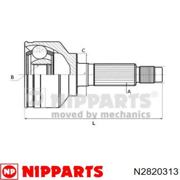 ШРУС наружный Hyundai/Kia 495911G013