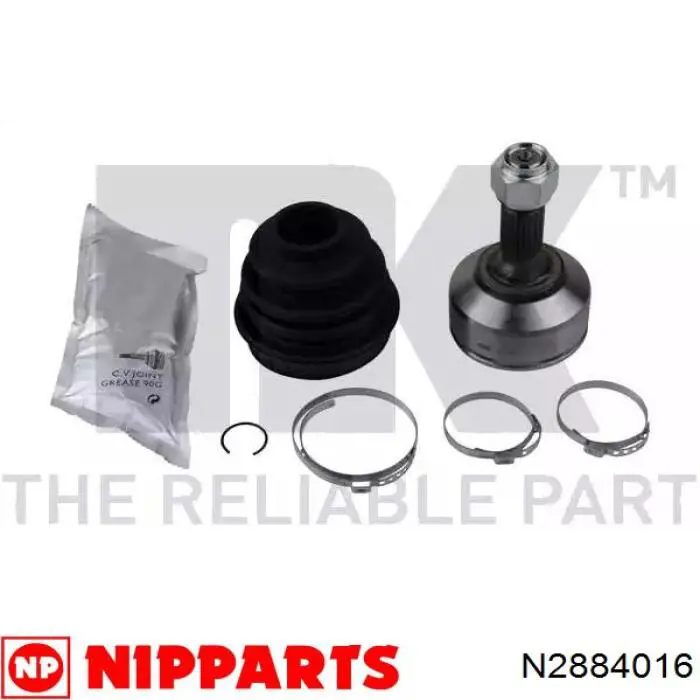 N2884016 Nipparts Пыльник ШРУСа передней полуоси внутренний