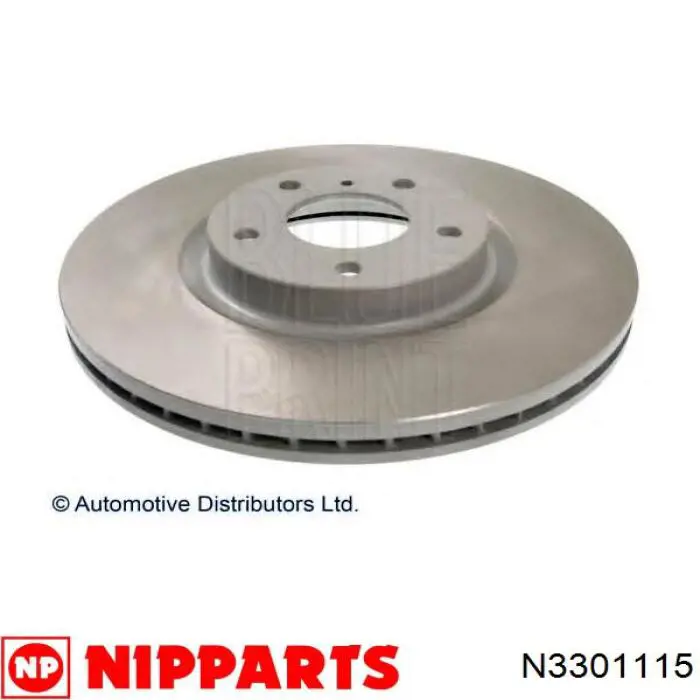 Передние тормозные диски N3301115 Nipparts