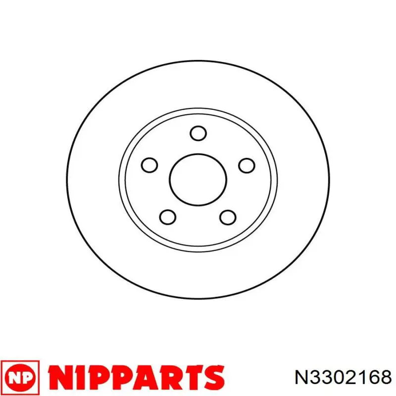 Передние тормозные диски N3302168 Nipparts