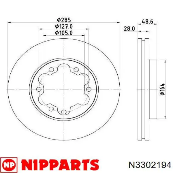 Купить 4351226190 Toyota Ротор тормозной