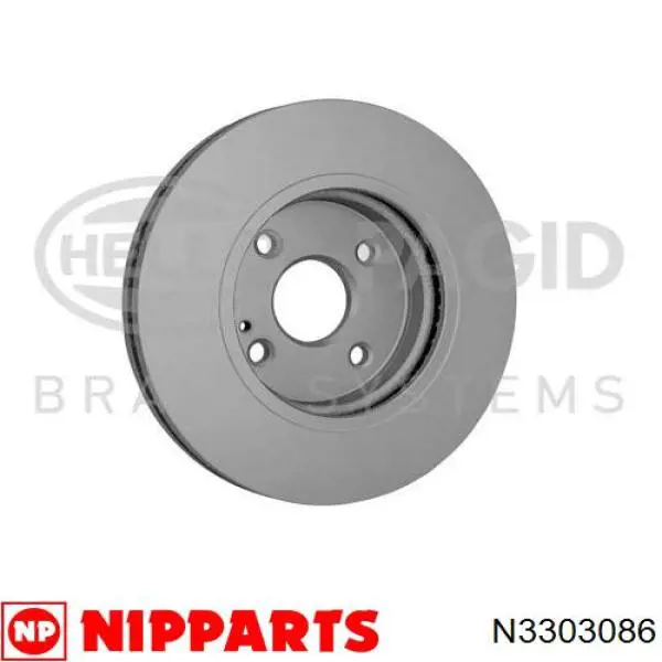 N3303086 Nipparts Диск тормозной передний
