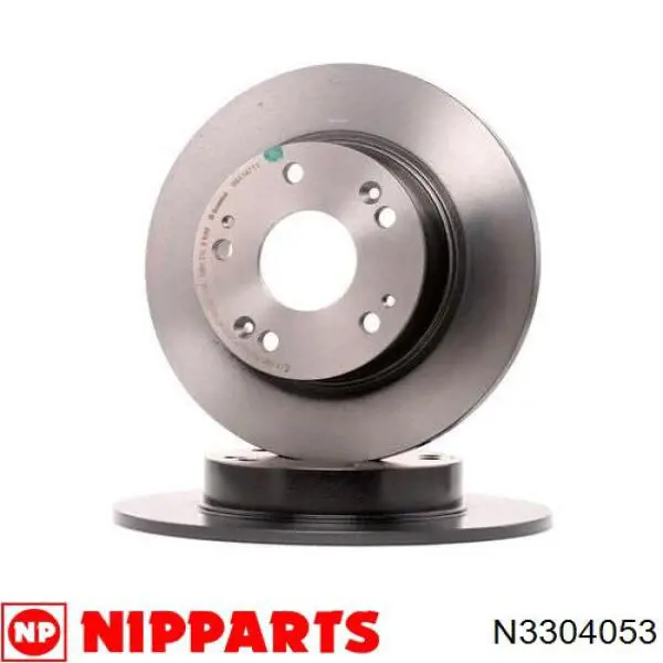Тормоз дисковый передний Nipparts N3304053 цена, от 33.16 USD