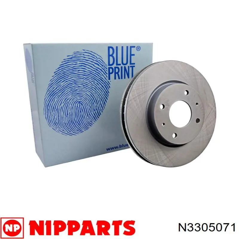 Передние тормозные диски N3305071 Nipparts