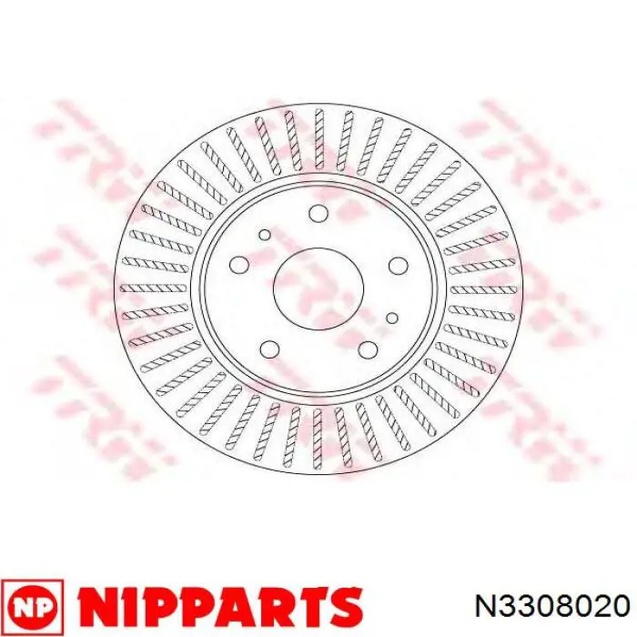 Купить N3308020 Nipparts Ротор тормозной