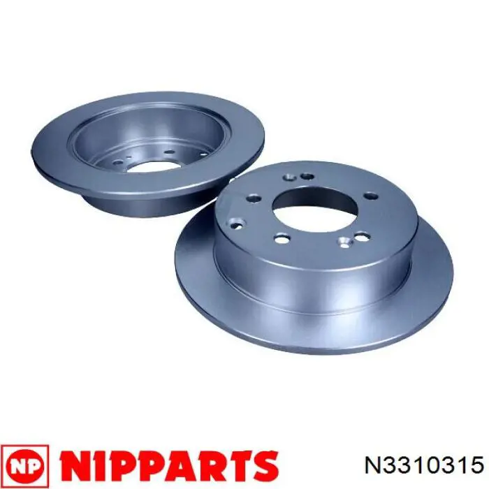 Тормозные диски N3310315 Nipparts