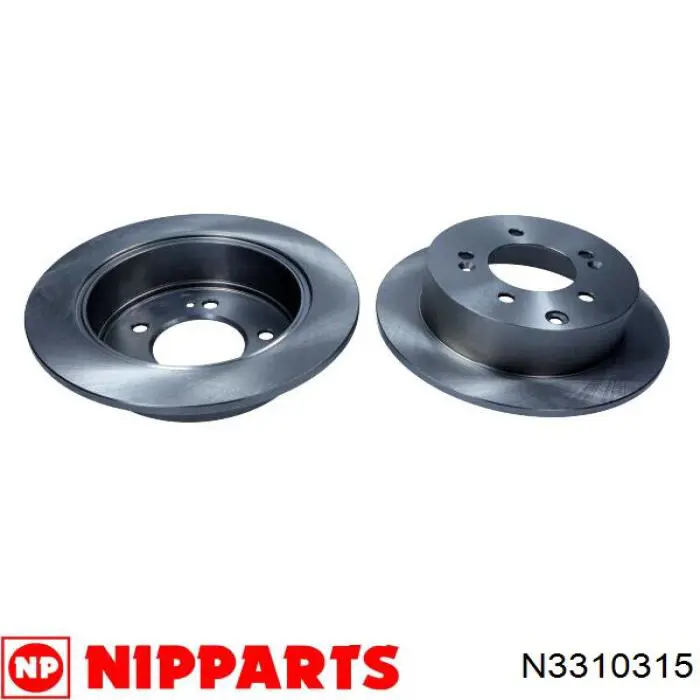 Купить N3310315 Nipparts Диск тормозной задний