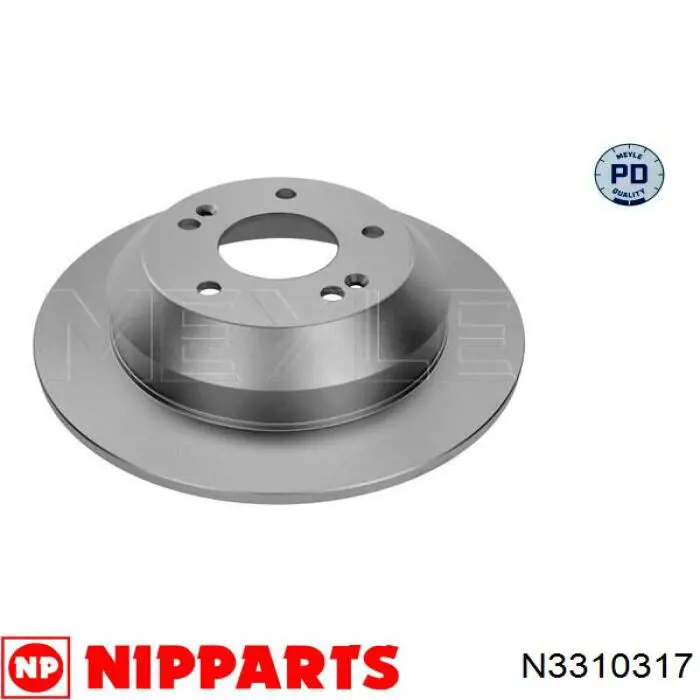 Тормозные диски N3310317 Nipparts