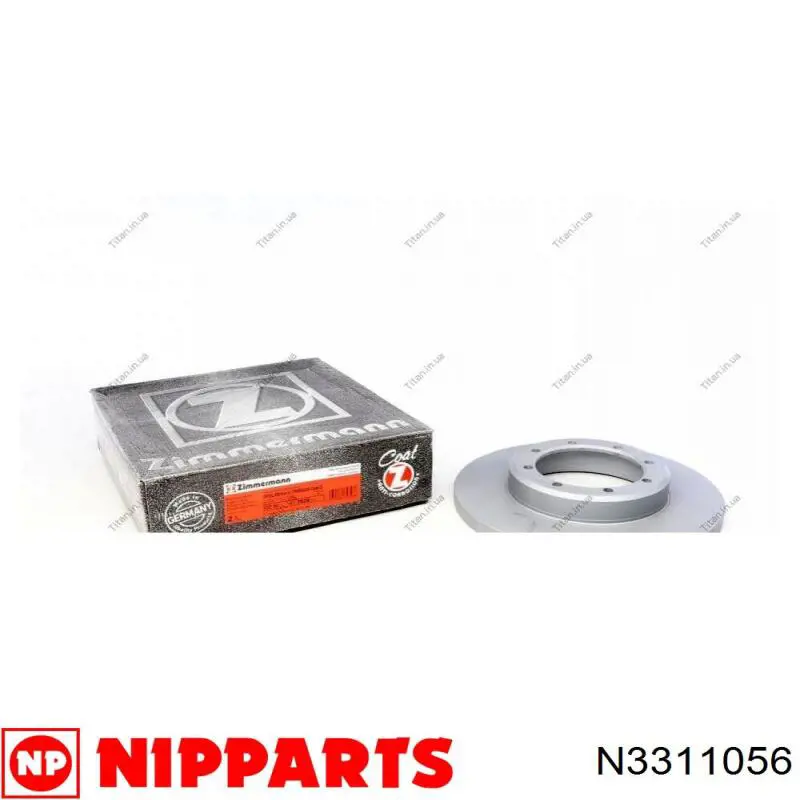 Купить N3311056 Nipparts Диск тормозной задний