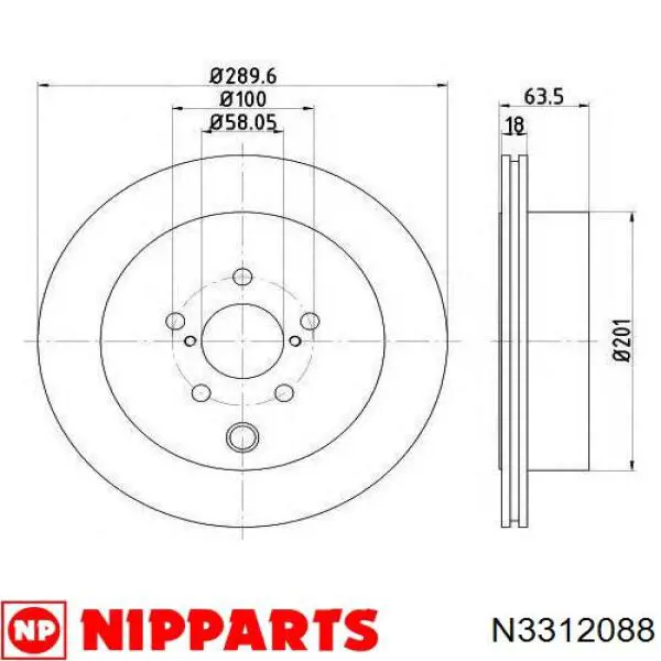 Задний тормозной диск Rotinger 21228GLT5 цена, от 40.97 USD