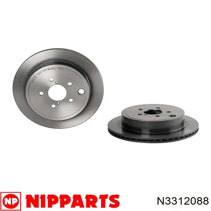 Тормозные диски N3312088 Nipparts