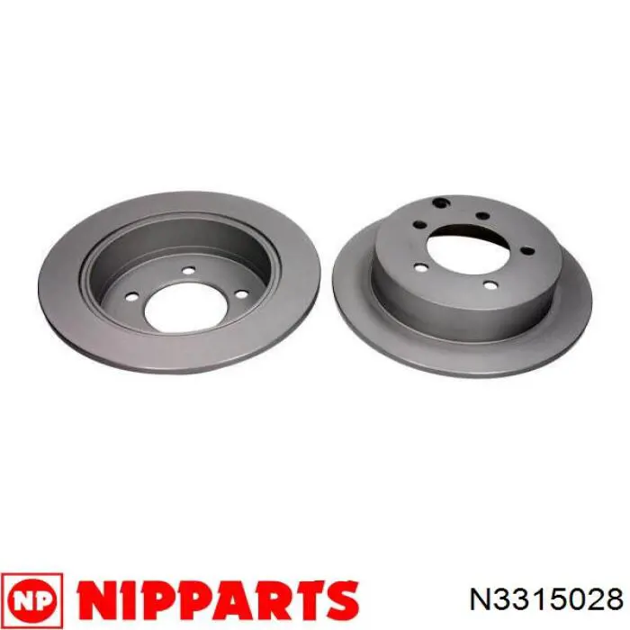 Тормозные диски N3315028 Nipparts