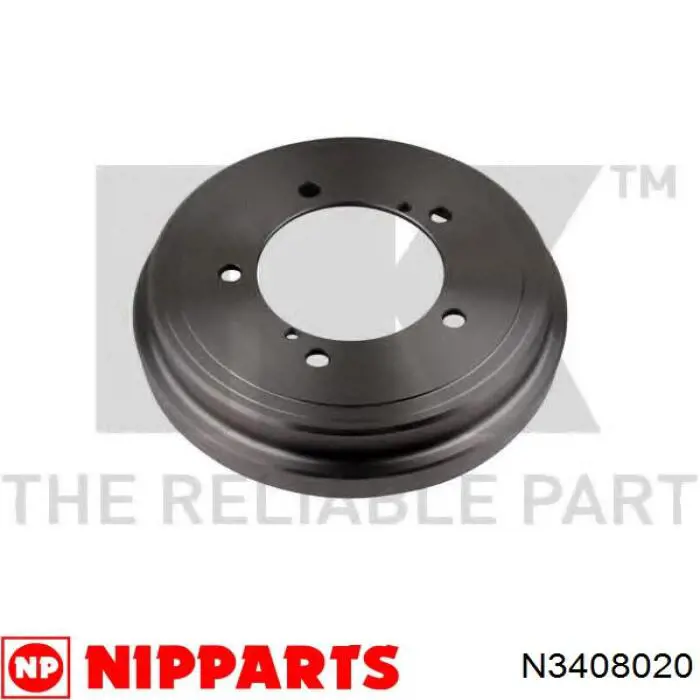 Барабан тормозной задний Nipparts N3408020 цена, от 42.70 USD