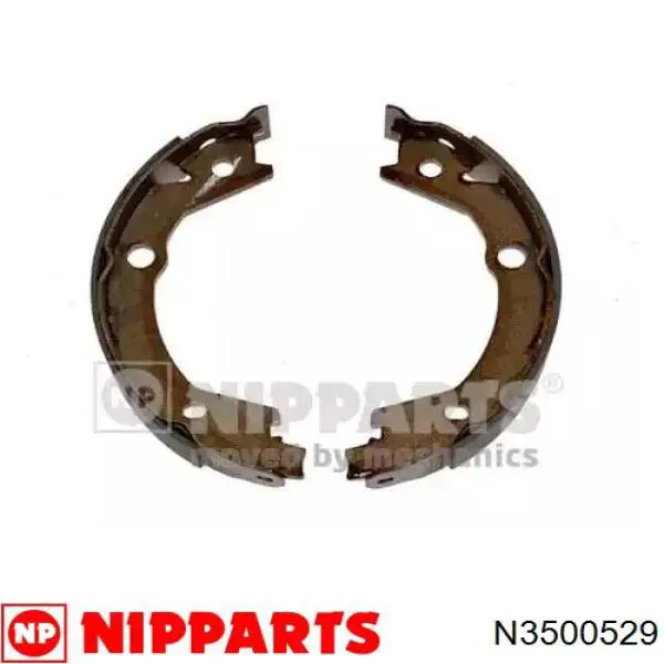 N3500529 Nipparts колодки ручника (стояночного тормоза)
