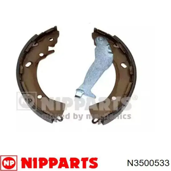 Задние барабанные колодки N3500533 Nipparts