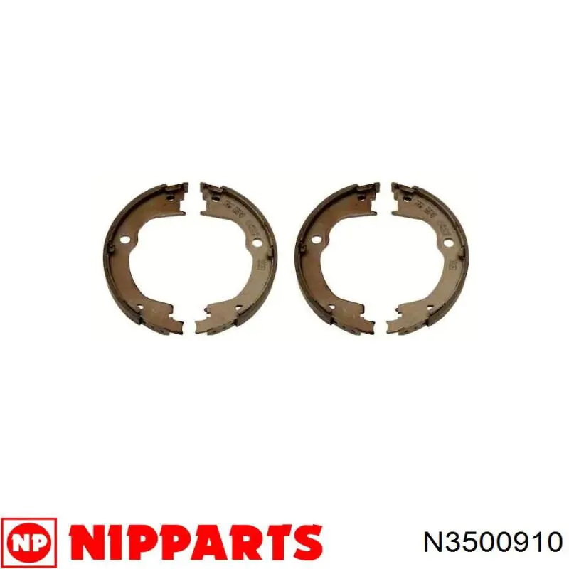 Колодки ручника N3500910 Nipparts