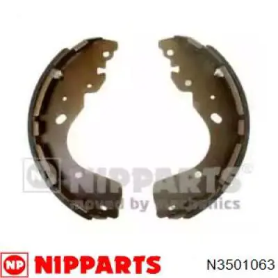 N3501063 Nipparts колодки тормозные задние барабанные