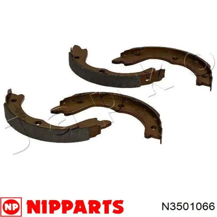 Колодки стояночного тормоза Nipparts N3501066