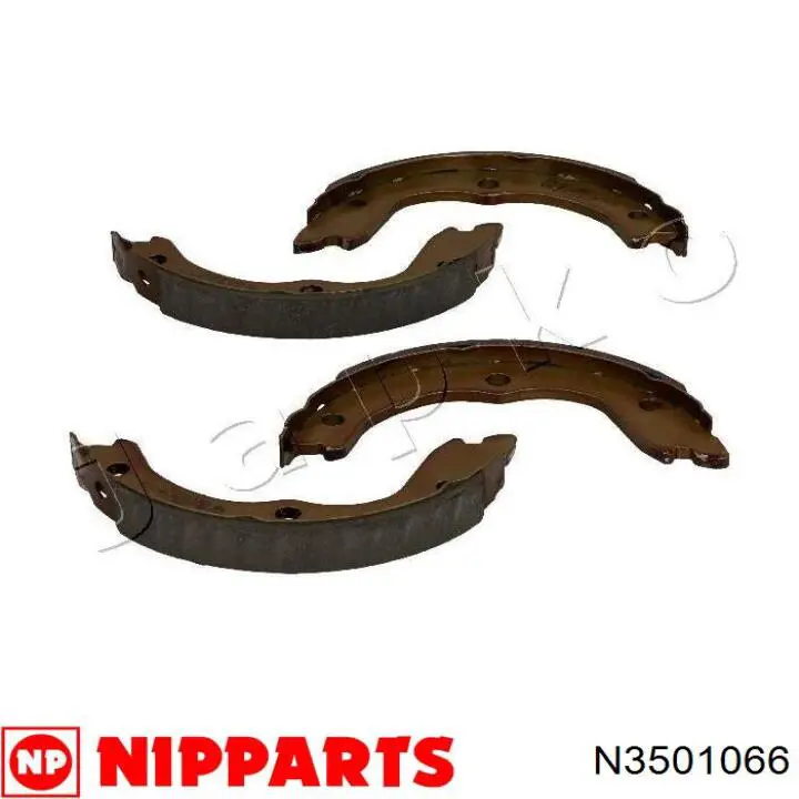 Тормозные колодки стояночного тормоза Nipparts N3501066 цена, от 19.81 USD