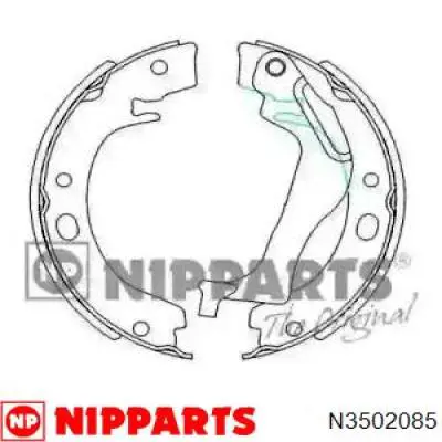 Задние барабанные колодки N3502085 Nipparts