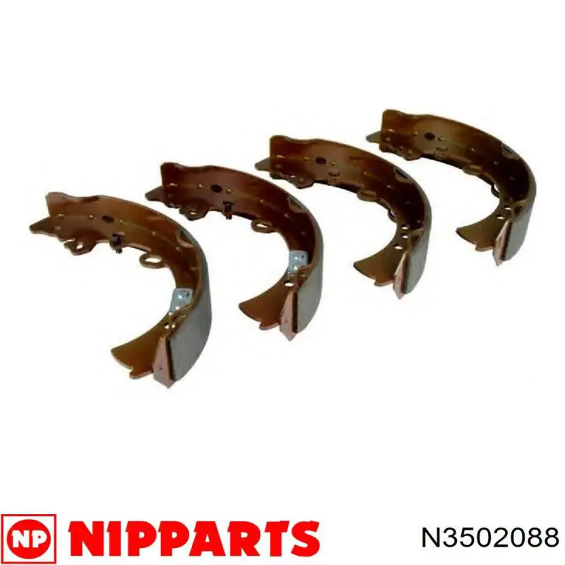 Задние барабанные колодки N3502088 Nipparts
