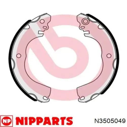 Тормоза рабочие задние ножные и тормозные барабаны Nipparts N3505049 цена, от 25.34 USD