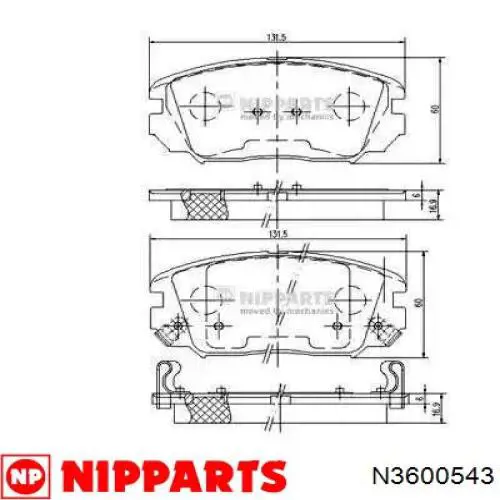 Купить KBPH047 Koreastar Колодки тормозные