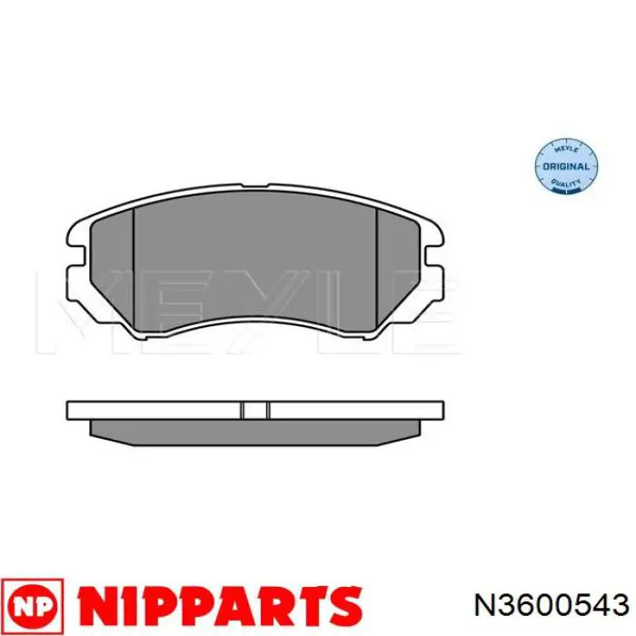 Колодки Nipparts N3600543 цена, от 22.96 USD